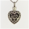 Son Heart Cremation Pendant (Chain Sold Separately)
