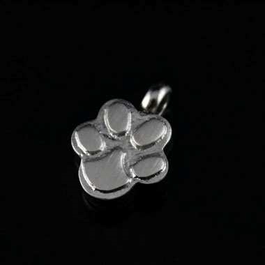 Raised Paw Print Cremation Pendant  (Chain Sold Separately)