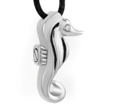 Seahorse Cremation Pendant (Chain Sold Separately)
