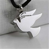 Simple Stainless Steel Dove Cremation Pendant (Chain Sold Separately)