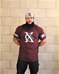 CXFit Henley Maroon