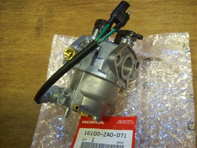 Honda EV4010 / EV6010 RV Generator Carburetor 16100-ZA0-D71