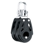 Harken 342 Carbo AirBlock, 29mm, double block w swivel