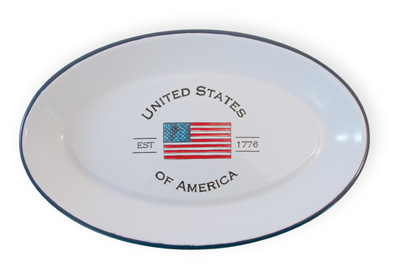Americana USA Oval Platter