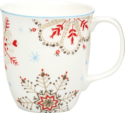 Winter Crystals Bone China Mug