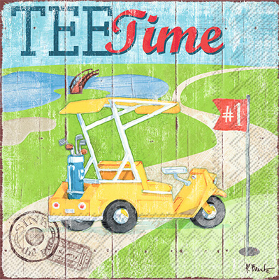 Tee Time Cocktail Napkins