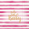 Hello Little Baby Light Rose Cocktail Napkins