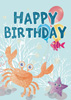 Cardooo Birthday Activity Card Under the Sea