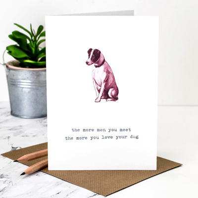 Coulson Macleod Dog Red Greeting Card