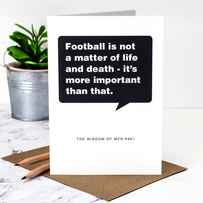 Coulson Macleod Football Greeting Card
