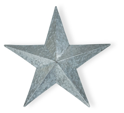 Americana Rustic Metal Star Decor