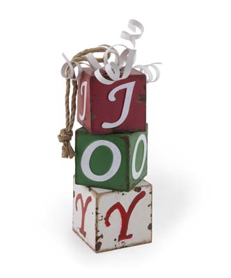 Joy Metal Hanging Blocks