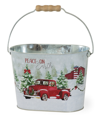 Peace Truck Oval Pail