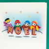 Quilling Card Caroling Noel