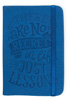 Lessons Embossed Blue Journal Small