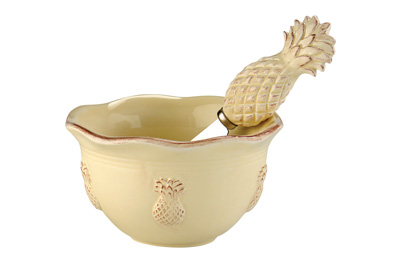 Pineapple Bowl & Spreader Set