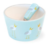 Seagulls Bowl & Spreader Set