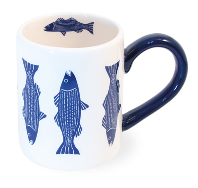 Striper Blue Mug