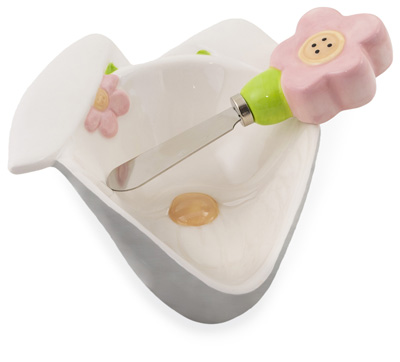 Bunny Gnomes Bowl & Spreader