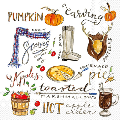 Rosanne Beck Fall Favorites Lunch Napkin