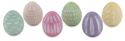 Collection of Carved Eggs (set of 6)
