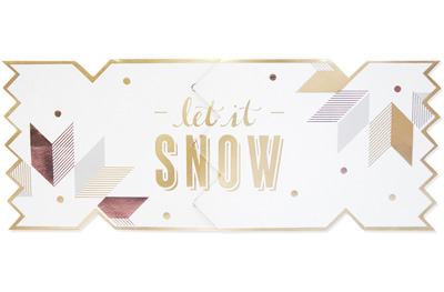 My Design Co. Luxe Snowflake Cracker Card