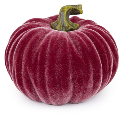 Medium Velvet Pumpkin Burgundy