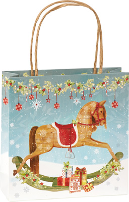 Lovely Rocking Horse Gift Bag