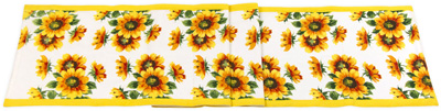 Colourful Sunflowers Table Runner