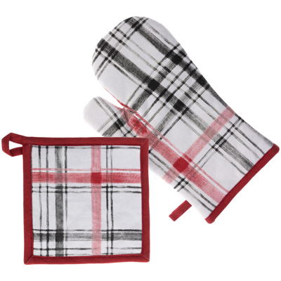 Boston Plaid Potholder