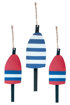 Nautical Weathered Buoy Set