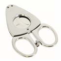 Credo Synchro Cigar Cutter, Brushed Stainless Steel | Credo Humidifiers.com