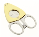 Credo Synchro Cigar Cutter, Stainless Steel and Gold | Credo Humidifiers.com