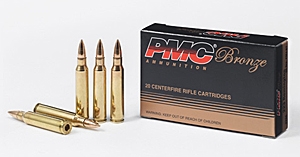 PMC BRONZE 223 REM 55gr FMJ 1000rd CASE