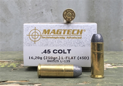 MAGTECH 45 COLT 250gr LEAD FLAT NOSE 50rd BOX