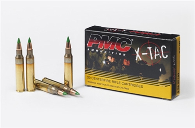 PMC X-Tac 5.56mm M855 62 Grain Green Tip FMJ