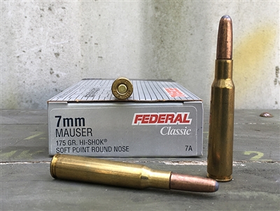 FEDERAL 7mm MAUSER 175gr HI-SHOK 20rd BOX