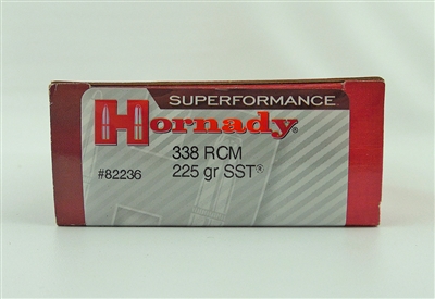 HORNADY 338 RCM 225gr SST 20rd BOX