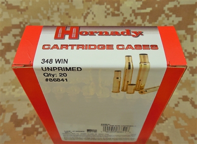 HORNADY 348 WIN UNPRIMED BRASS