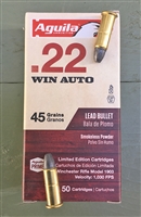 AGUILA 22 WIN AUTO 45gr LEAD 50rd BOX