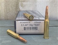 BANNERMAN 6.5x50mm JAPANESE 139gr FMJBT 20rd BOX