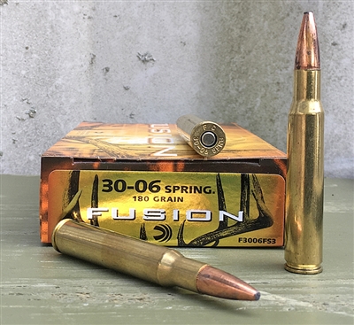 FEDERAL FUSION 30-06 SPRINGFIELD 180gr SP 20rd BOX