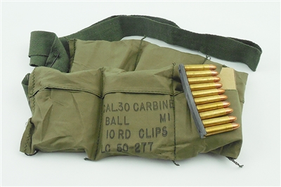 30 CARBINE LAKE CITY M1 BALL 120rd BANDOLEER