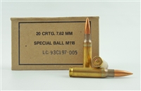 Lake City 7.62x51mm M118 SB (Special Ball)