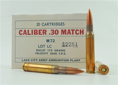 30-06 M72 .30 MATCH LAKE CITY