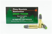 PINEY MOUNTAIN 22 LR 40gr GREEN TRACER