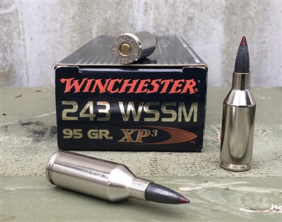 WINCHESTER 243 WSSM 95gr XP3 20rd BOX