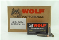 WOLF POLYFORMANCE 223 REM 55gr FMJ