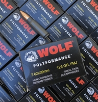 WOLF/WPA 7.62x39mm 123gr FMJ 500rd PACK