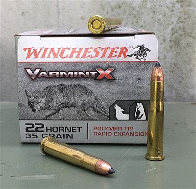 WINCHESTER 22 HORNET 35gr VARMINT X 25rd BOX